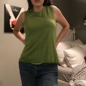 Cherokee green sweater vest